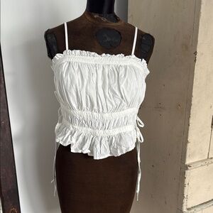 Free People Gabby Tube Top in White